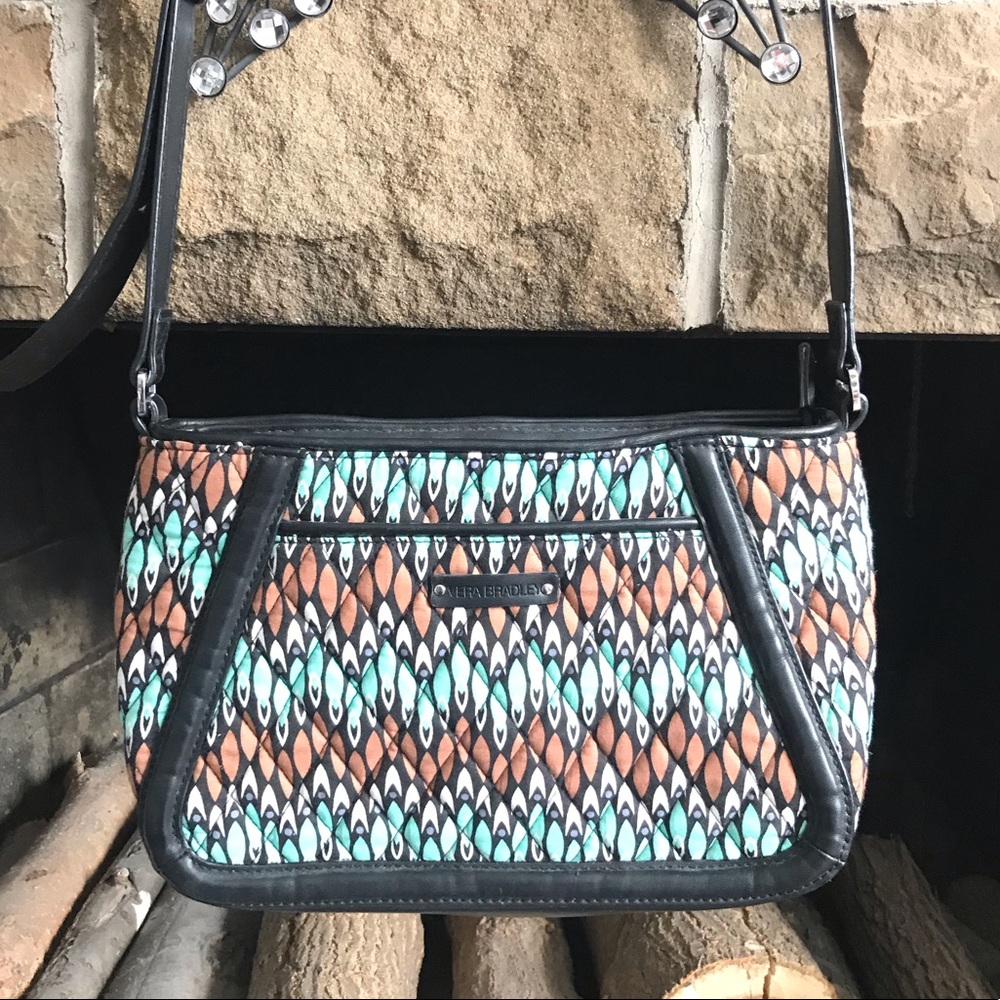 Authentic vera Bradley trapeze crossbody NWT